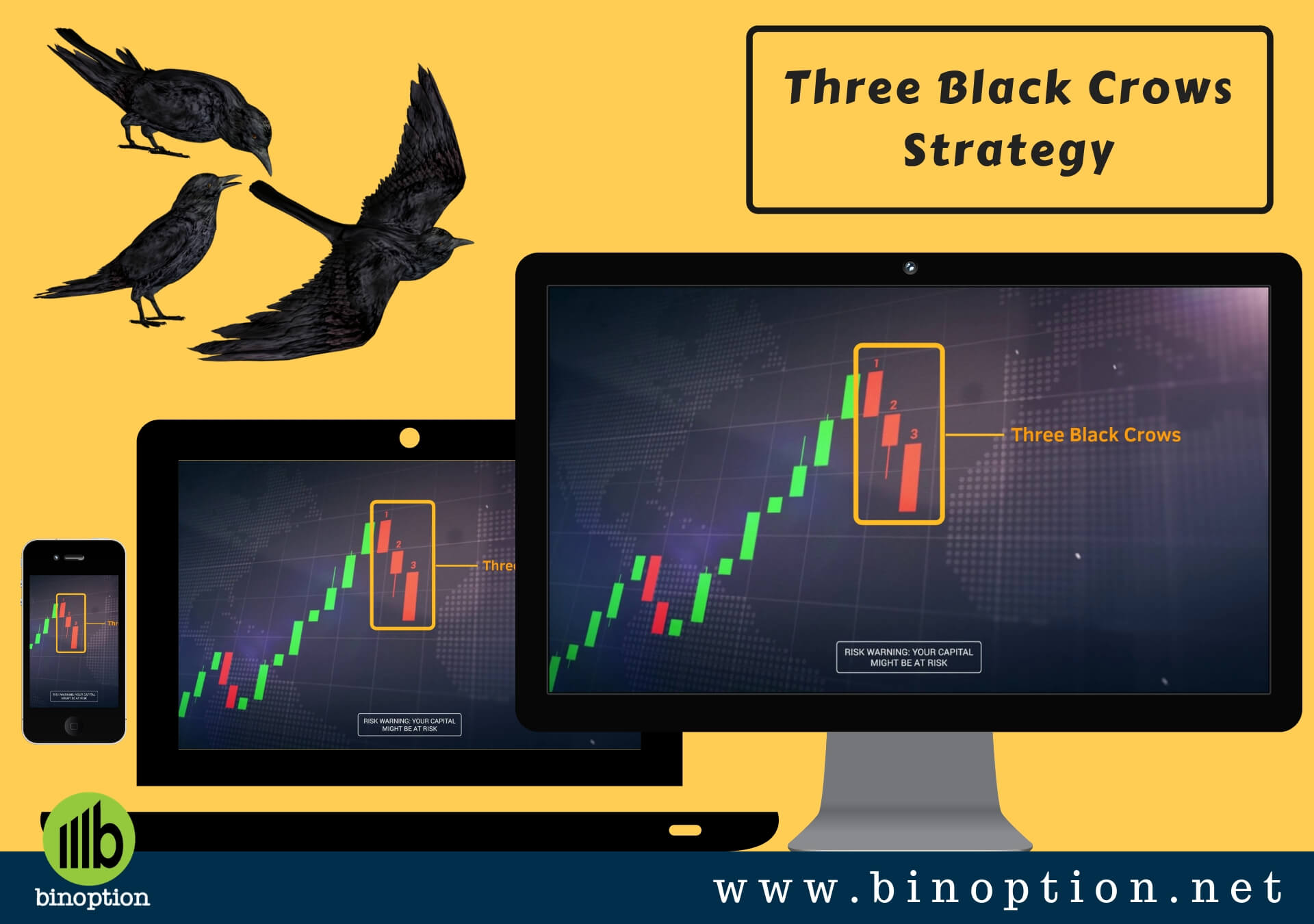 Best IQ Option Strategy Three Black Crows - Binoption