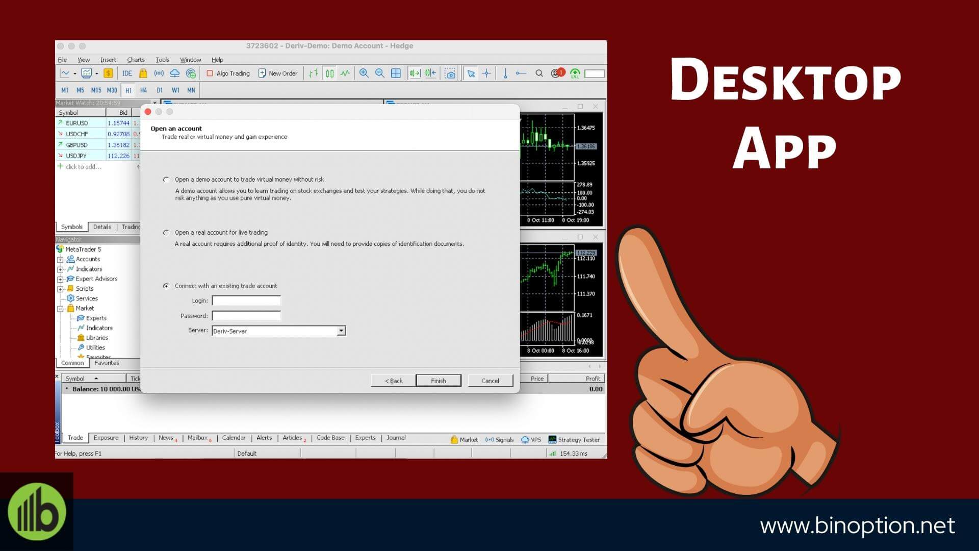 Deriv DMT5 : Deriv MetaTrader 5 Trading Platform Introduction Guide